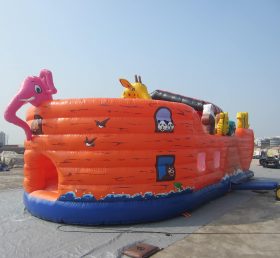 T2-414 Батут раздувной темы джунглей