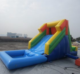 T8-1104 Классические гигантские раздувные скольжения с бассейном