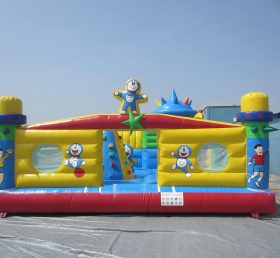 T6-355 Парк аттракционов Doraemon гигантский раздувной для детей наземная игра