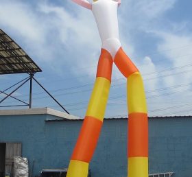 D2-142 Надувной воздушный танцор с двумя ногами