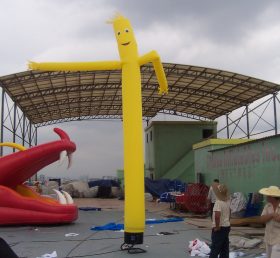 D2-23 Надувной желтый трубчатый человек воздушного танцора