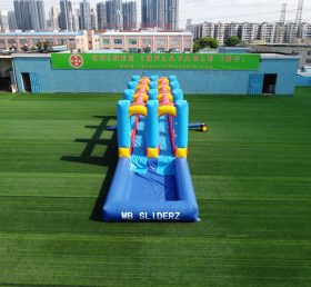 T8-546 Раздувные игровые мероприятия на воде для детей на открытом воздухе 12 м горки
