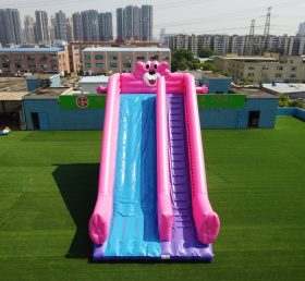 T8-704 Розовая пантера тема гигантского раздувного скольжения для детей на открытом воздухе вечеринки