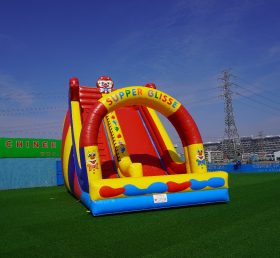T8-1411 Скольжения раздувные для Клоуна дня рождения дома