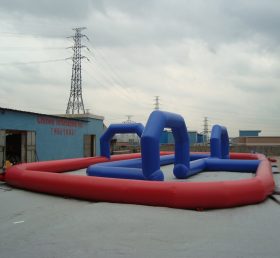 T11-1125 Надувная гоночная трасса вызова спортивная игра