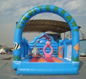 T2-3071 Раздувной батут подводного мира