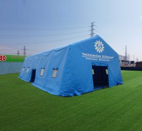 Tent1-94 Голубая раздувная палатка