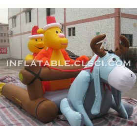 Cartoon1-790 Мультфильм оленя Bell & Amp раздувной