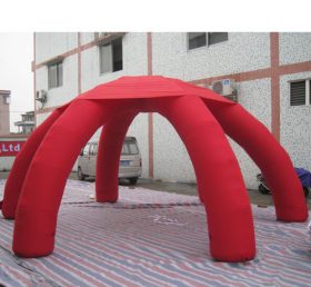 Tent1-323 Красный рекламный купол раздувной палатки