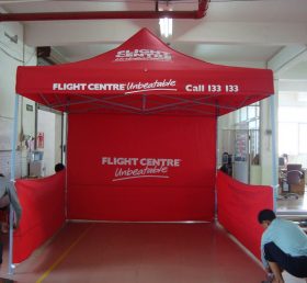 F1-17 Коммерческая складная палатка с красным тентом
