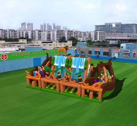 T6-457 Детская игровая площадка с гигантскими раздувными темами