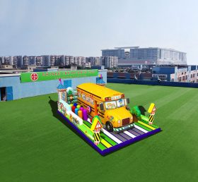 T6-461 Автобус гигантские раздувные игры в парке для детей