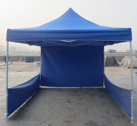 F1-25 Коммерческая складная палатка с синим тентом