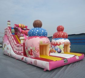 T8-1559 Раздувные скольжения гигантского барьера слайд конфеты