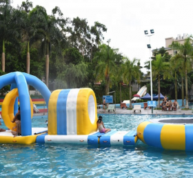 S44 Водный батут для больших детей и взрослых раздувной для плавания в море воздушной плотной водной игры аквапарк