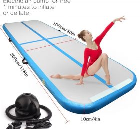 AT1-053 Надувная гимнастическая воздушная подушка Rolling Pad воздушная подушка напольный коврик с электрическим насосом для дома/тренировки/черлидинг/пляж/вода