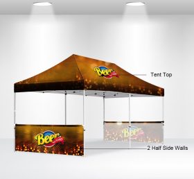 F2-11 10×20 2 полубоковая стена складной палатки/рекламная палатка