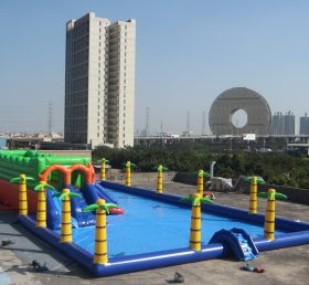 Pool3-001 Бассейн джунглей тематический раздувной
