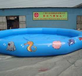 POO17-1 Раздувной круглый бассейн для детей