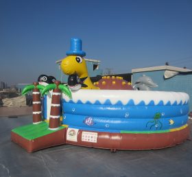 T6-1001 Парк черепах гигантский раздувной