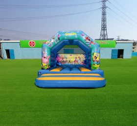 T2-4021 12X12Ft Губка Боб Прыгающий дом