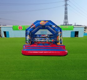 T2-4025 12X12Ft Пламя и монстр машина подпрыгивающий дом