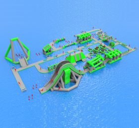 S91 раздувной аквапарк аквапарк