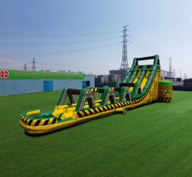 T8-4082 27-футовая двухполосная опасная водная горка