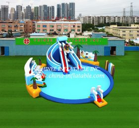 Pool2-573 Аквапарк с тропическим бассейном
