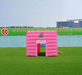 Tent1-4256 Розовая раздувная палатка куба