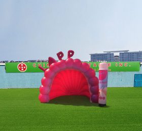 Tent1-4268 Красная раздувная палатка