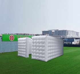 Tent1-4269 Белый раздувной куб палатка