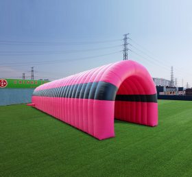 Tent1-4293 Розовая надувная туннельная палатка