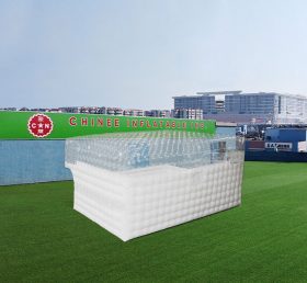 Tent1-4389 Верхняя прозрачная раздувная палатка куба