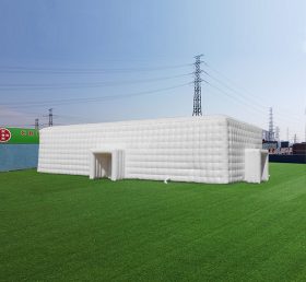 Tent1-4428 Гигантская белая раздувная палатка куба