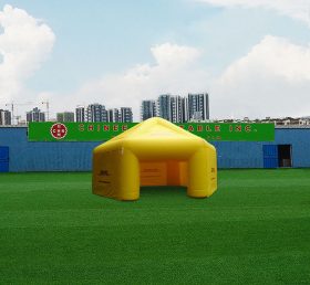 Tent1-4429 Желтая раздувная палатка