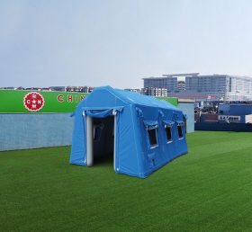 Tent1-4447 Голубая раздувная медицинская палатка