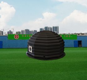 Tent1-4453 Черный надувной купол