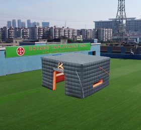 Tent1-4466 Черная раздувная палатка куба