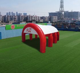 Tent1-4609 Белая и красная палатки рекламной кампании