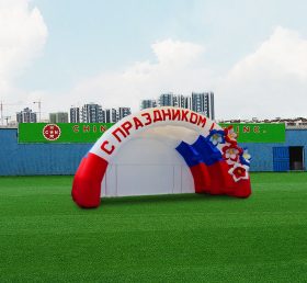 Tent1-4668 раздувной павильон рекламы красной и белой арки