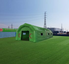 Tent1-4671 Большая зеленая надувная мастерская