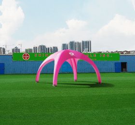 Tent1-4694 Индивидуальная розовая рекламная кампания палатка паука