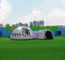 Tent1-4709 Пользовательские серебряные раздувные шатры купола с