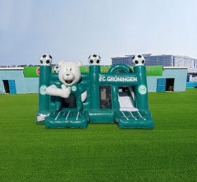T2-4501 Гронинген раздувной замок с горкой