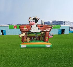 T2-4547 Коровы ранчо раздувной замок
