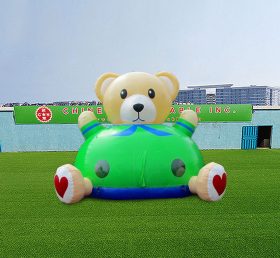 T2-4757 Батут с куполом медведя
