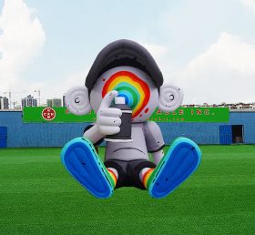 S4-663 Надувной персонаж мультфильма для струйной печати