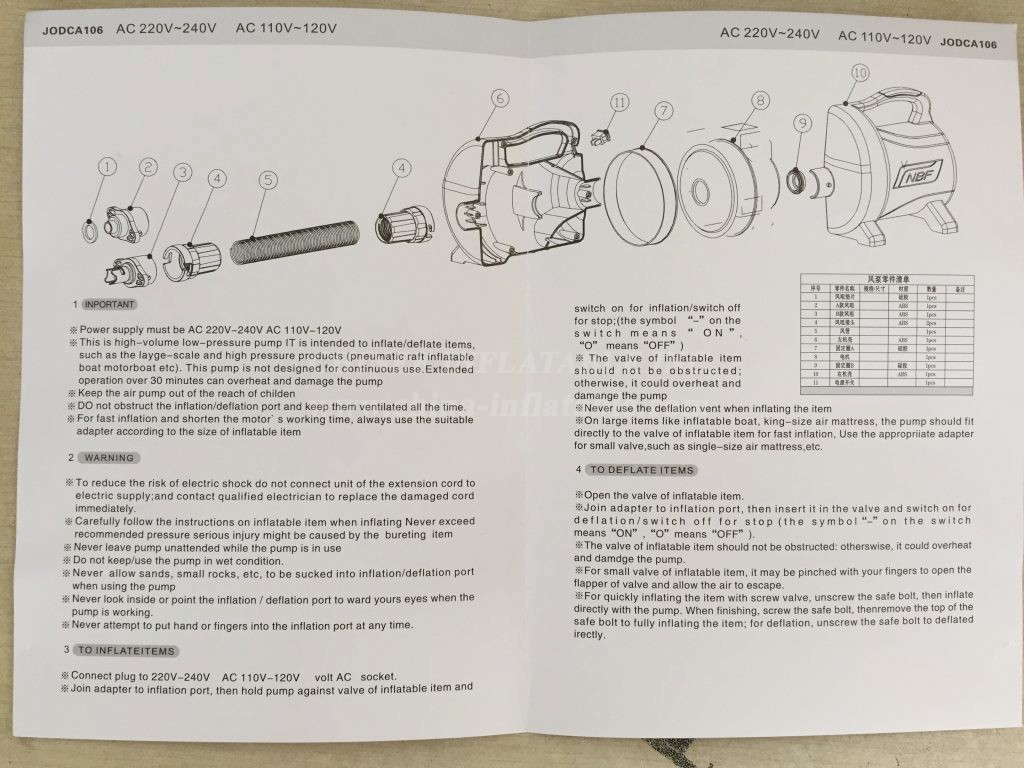 A1-002 Air Pump