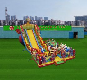 T6-1121 Надувной тематический парк «Битва драконов»
